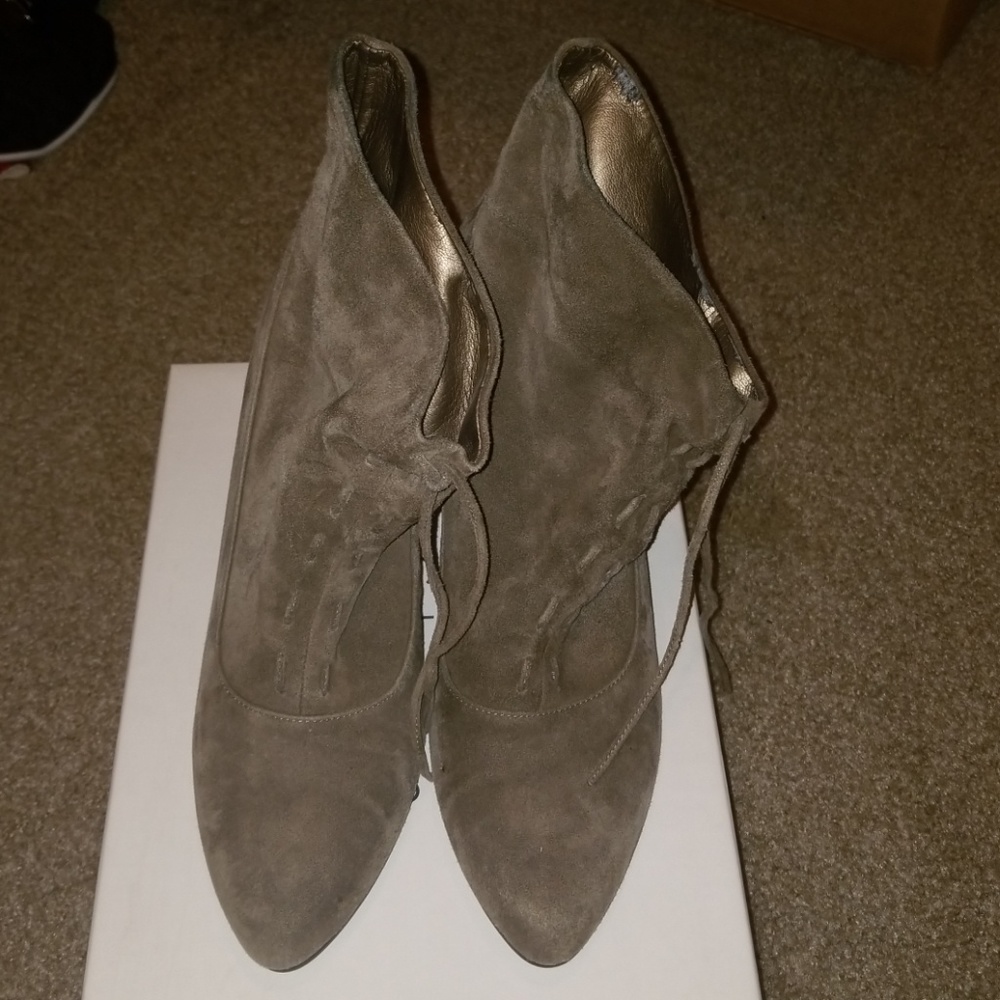 Calvin Klein Suede Booties